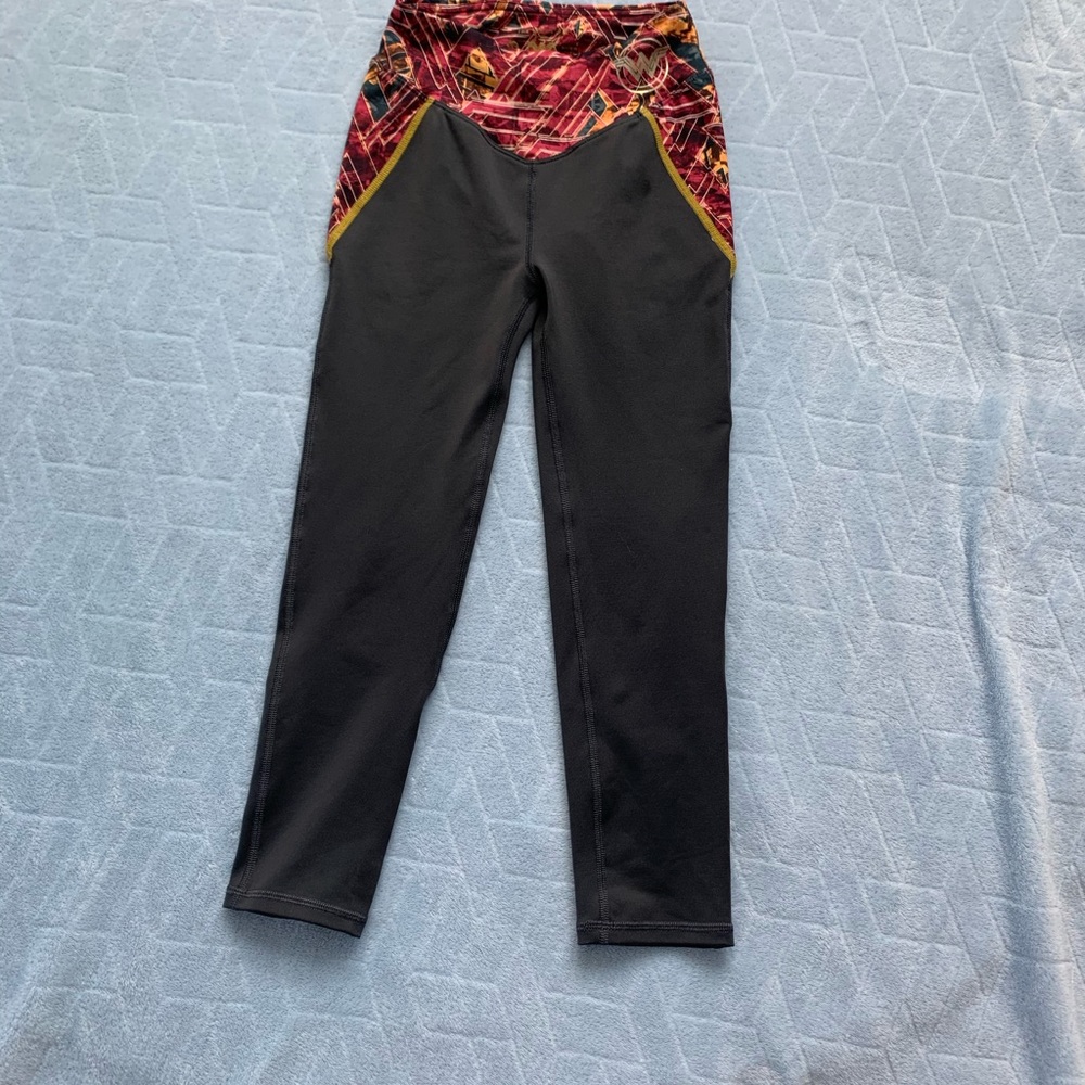 Kids Soft Wonder Woman Athletic Leggings